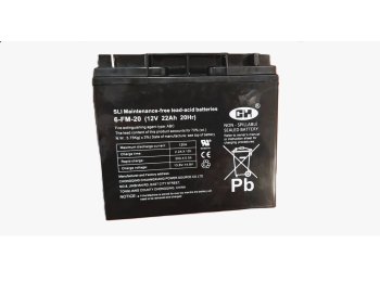 494458 AL-KO baterija 12 V 22 Ah 6-FM20