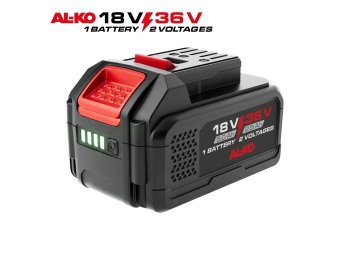 114127 AL-KO 18V/36V baterija B 100.6 (5.0Ah / 2.5Ah)